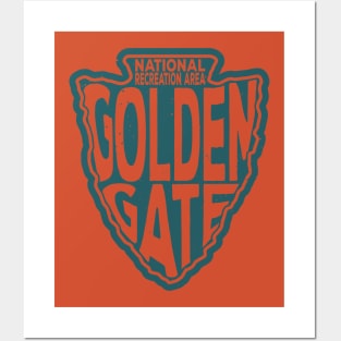 Golden Gate National Recreation Area name arrowhead Posters and Art